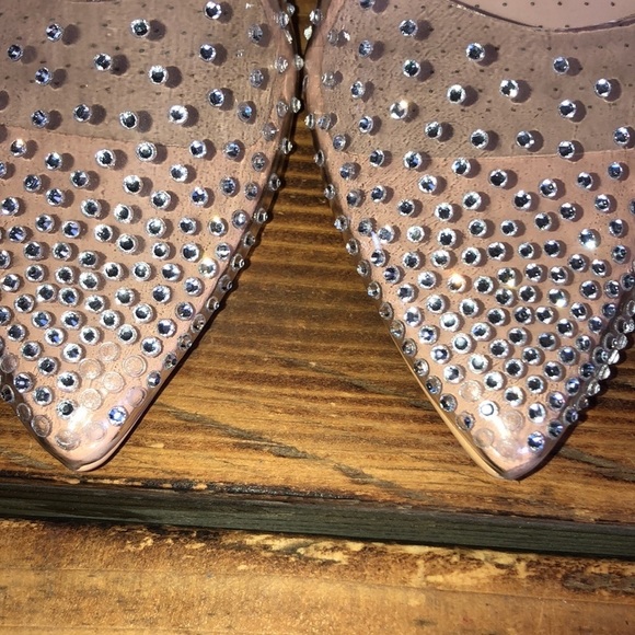 Azalea wang gamma nude PVC heels wedding heels formal wide heels 37 rhin… - Picture 5 of 13